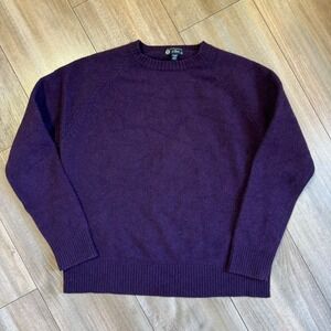 J. Crew Women's Crewneck Sweater in Deep Plum